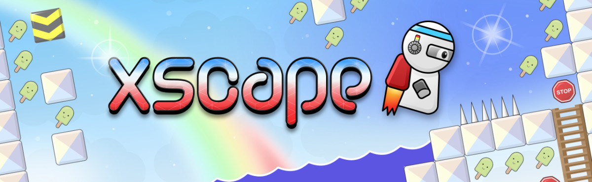 XScape advert with no app store badges